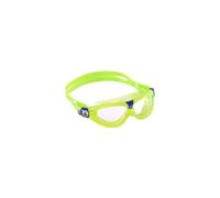 Aqua Sphere Seal Kid MS4453131LC - Kids' Swim Goggles 3+, UV Protection, Silicone Seal, Anti-Fog & Anti-Leak Lenses, Adjustable Strap, Green-Clear