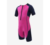 Aqua Sphere Stingray HP2 Short-Sleeved Wetsuit Navy Blue Pink Kids - 12