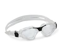 Aqua Sphere Unisex Adult Kayenne Swimming Goggles, Clear Lens/Clear Black, One Size