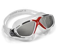 Aqua Sphere Unisex Adult Vista Open Water Swimming Mask, Red and Clear, Regular