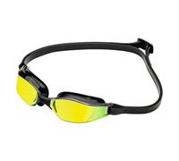 AQUASPHERE | XCEED Swimming Goggles, YELLOW TITANIUM MIROR