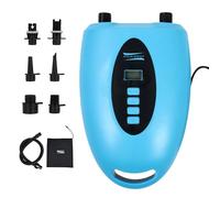 Aqua Spirit Electric SUP Pump Dual Motor with LCD Screen, 20 PSI Max Pressure, Automatic Stop, Compact Design, 6 Nozzles, Drawstring Bag - Ideal for Inflating Paddle Boards, Kayak, Boats and more