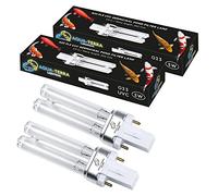 Aqua-Terra Lighting 5W UV-C Pond Filter Bulbs 2-Pack - G23 Base, 253.7nm UVC, Suitable for Fish Pond & Aquarium Filters
