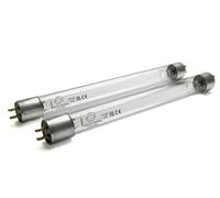 Aqua-Terra Lighting 6W T5 UVC Replacement Tube 2 Pack - 225mm Pond UV Bulb, 2 Pin Double Ended Germicidal Lamp for Pond Filters & UV Clarifiers - Clears Green Water Algae