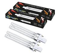 Aqua-Terra Lighting 7W UV-C Pond Filter Bulbs 2 Pack - UVC Ultra Violet Germicidal Bulbs for Filters & Clarifiers - G23 2pin Base