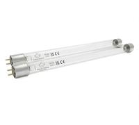 Aqua-Terra Lighting 8W T5 UVC Replacement Tube 2 Pack - 303mm Pond UV Bulb, 2 Pin Double Ended Germicidal Lamp for Pond Filters & UV Clarifiers - Clears Green Water Algae