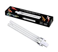 Aqua-Terra Lighting 9W Pond Filter Bulb - UVC Ultra Violet Bulbs for Filters & Clarifiers - Germicidal G23 2pin PLS lamp Base for Replacing UV Bulbs in Garden Pond Filters