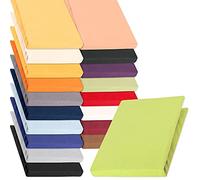 aqua-textil Pur Fitted Sheet Divan Water Beds Cotton 180x200-200x220 cm green