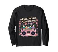 Aqua Tofana Stereo Apothecary Feminist Women Poison Funny Long Sleeve T-Shirt