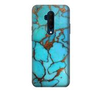 Aqua Turquoise Gemstone Graphic Printed Case Cover For OnePlus 7T Pro