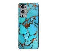 Aqua Turquoise Gemstone Graphic Printed Case Cover For OnePlus 9 Pro
