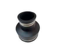 Aqua Universe 3"-1.5" Flexible Reducer with Hose Connectors Reducing Connector with Hose Pipe Fitting Efficient and Reliable Rubber Coupling Solution for Copper, PVC, Cast Iron and Steel Pipes