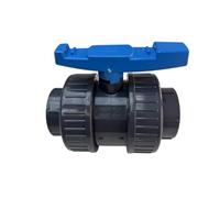 Aqua Universe 3" Double Union Ball Valve for Aquariums, Ponds, Pools, Irrigation Systems and Plumbing Applications, Efficient Water Flow Control Union Valve for Grey Imperial Pressure Pipe
