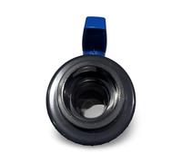 Aqua Universe 4" Double Union Ball Valve for Aquariums, Ponds, Pools, Irrigation Systems and Plumbing Applications, Efficient Water Flow Control Union Valve for Grey Imperial Pressure Pipe