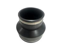 Aqua Universe 6"-4" Flexible Reducer with Hose Connectors Reducing Connector with Hose Pipe Fitting Efficient and Reliable Rubber Coupling Solution for Copper, PVC, Cast Iron and Steel Pipes