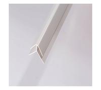 Aqua Wall Panels Aqua External Corner Trims For 7mm Panels - Chrome Finish: Chrome
