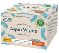 Aqua Wipes Originals Baby Wipes, 100% Biodegradable, Plastic Free Wipes, 99.6% Purified Water, Newborn Wipes, Vegan, Paraben and Perfume Free, NHS Approved (12 Packs of 64 Wipes, 768 Wipes)