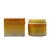 Aqua Zen Clay Face Mask with Vitamin C and Turmeric with Japanese Green Tea Extract, Cucumber Extract, Vitamin A+E and More: Deep Cleansing Formula, Hu 5.29 oz (Pack of 1)