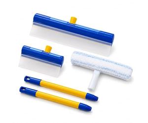 AQUAB Nr. 1 - 1x Small and Large with Silicone Lip Water Collection Gutter External Water Collection Tank, 1x Washer, + 1 Handle - As Seen On TV