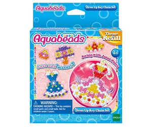Aquabeads Dress Up Key Chain Set, Art & Craft Bead kit