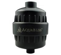 AquaBliss High Output Revitalizing Shower Filter - Reduces Dry Itchy Skin, Dandruff, Eczema, and Dramatically Improves The Condition of Your Skin, Hair and Nails - Matte Black (SF100-BK)