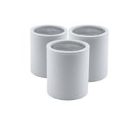 AquaBliss Replacement Cartridge High Output Multi Stage Revitalizing Shower Filter - Reduces Chemicals & Chlorine - Restores PH Balance, Glowing Skin, Strong Nails & Shimmering Hair. 3-Pack (SFC100)