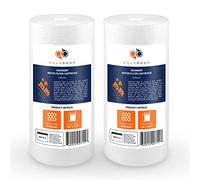 Aquaboon 5 Micron 10 x 4.5 Well Water Sediment Filter Replacement Whole House Water Filter Cartridge Compatible with DGD-5005, WFHD13001B, 2-Pack