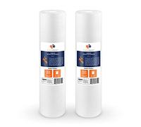 Aquaboon Whole House Water Filter Cartridge Replacement - 5 Micron Water Filter 20 x 4.5 Inch - Sediment Filter Polypropylene Compatible with Pentek DGD-5005-20, 155358-43, iSpring FP25B, 2 Pack