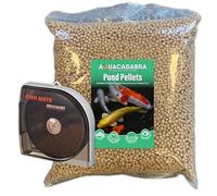Aquacadabra 2Kg Fish Food Pellets & P21 Automatic Pond Fish Feeder Bundle Kit
