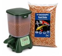Aquacadabra 2kg Floating Fish Sticks & P7000 Automatic Pond Feeder Kit