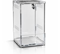 Aquacadabra Repto Terra Clear Acrylic Terrarium Mesh Top Lock Reptile Enclosure 11.5 X 10 X 16.5