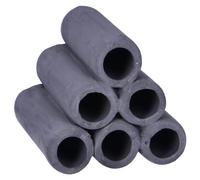 Aquacadabra Shrimp 6 Tube Grey 7x7cm Aquarium Ceramic Shelter House Cave Hide Hut for Shrimp & Small Fish Decoration Ornament