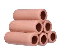 Aquacadabra Shrimp 6 Tube Rustic 7X7 Aquarium Ceramic Shelter House