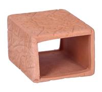 Aquacadabra Shrimp Square 7x6x4cm Aquarium Ceramic Shelter House Cave Hide Hut for Shrimp & Small Fish Decoration Ornament