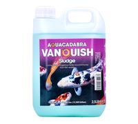 Aquacadabra Vanquish Sludge Pond Treatment - Removes Fish Waste, Reduces Ammonia & Nitrites, Boosts Biological Filter Performance, Reduces Sludge Build-Up & Pond Maintenance, All Pond Types 2.5L