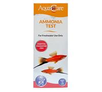 AquaCare Ammonia Liquid Test Kit, Aquarium Water Test Kit For Freshwater Fish Tanks (40 Tests)
