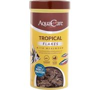 AquaCare Tropical Fish Food Flakes Complete and Varied Food for All Tropical Fish (90g)