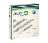 Aquacel AG+ Extra Silver Hydrofiber Wound Dressing 10cm x 10cm, 4"x4" x 10 413567