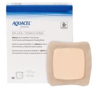 Aquacel Gelling Adhesive Foam Dressing 5" x 5" (Box of 10 Each) by ConvaTec Corp