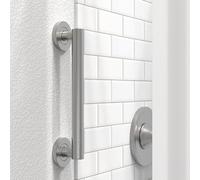 AquaChase ADA Compliant Grab Bar,500lbs Weight Support for Bath Safety (12 inch, Brushed Nickel)