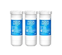 AQUACREST XWF NSF Certified Refrigerator Water Filter, Compatible with GE XWF, Pack of 3 (Packaging May Vary)