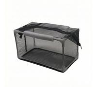 Aquaculture Net Cage Fish Box Mesh Holding Box Zippered Container Secure Design Water Construction Rigid Frame Suitable for transport acclimation recovery, 62 32 32cm