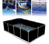 Aquaculture Pool Temporary Holding Tank with Metal Bracket for Fish and Aquatic Life Support