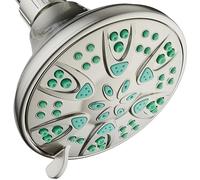 AquaDance Antimicrobial - High Pressure Anti-Clog Shower Head 6 Settings Shower Head with Anti-Clog Spray Nozzle for Mildew, Mildew and Bacteria Growth Protection for Shower