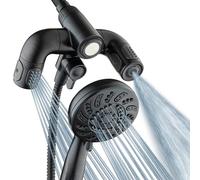 Aquadance High Pressure 156 Setting 14 Zone Shower Head & Handheld 3-Way Combo System - Magnetic Docking, 314 Power Jets, Dual Adjustable Arms, 6 ft. Metal Hose, Oil Rubbed Bronze, Top American Brand