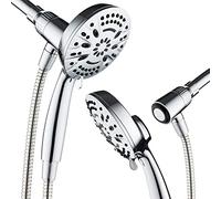AquaDance New Magnetic Guidance Docking System - High-Pressure 8-Setting Handheld Shower Head with Giant 5 inch Face, Magnetic Bracket, Extra-Long 72 inch Stainless Steel Hose/All Chrome Finish