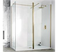 Aquadart Wetroom 8 Brushed Brass Profile Pack - 2000mm