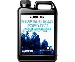 AquaDesign MIDNIGHT BLUE Liquid Pond Dye 2500ml For Ponds And Water Features TREATS 12,500L