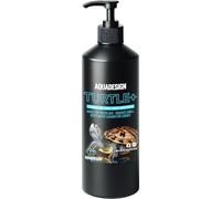 AquaDesign TURTLE+ 500ML Turtle & Terrapin Water Conditioner Treatment - Removes Smell - Clears Water - Aquarium Freshener