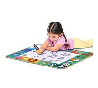 Aquadoodle E73267 Animal Friends Doodle, Official Tomy No Mess Colouring & Drawing Game, Water Play Mat, Magic Pen, Suitable for Toddlers and Children Aged 18 Months+